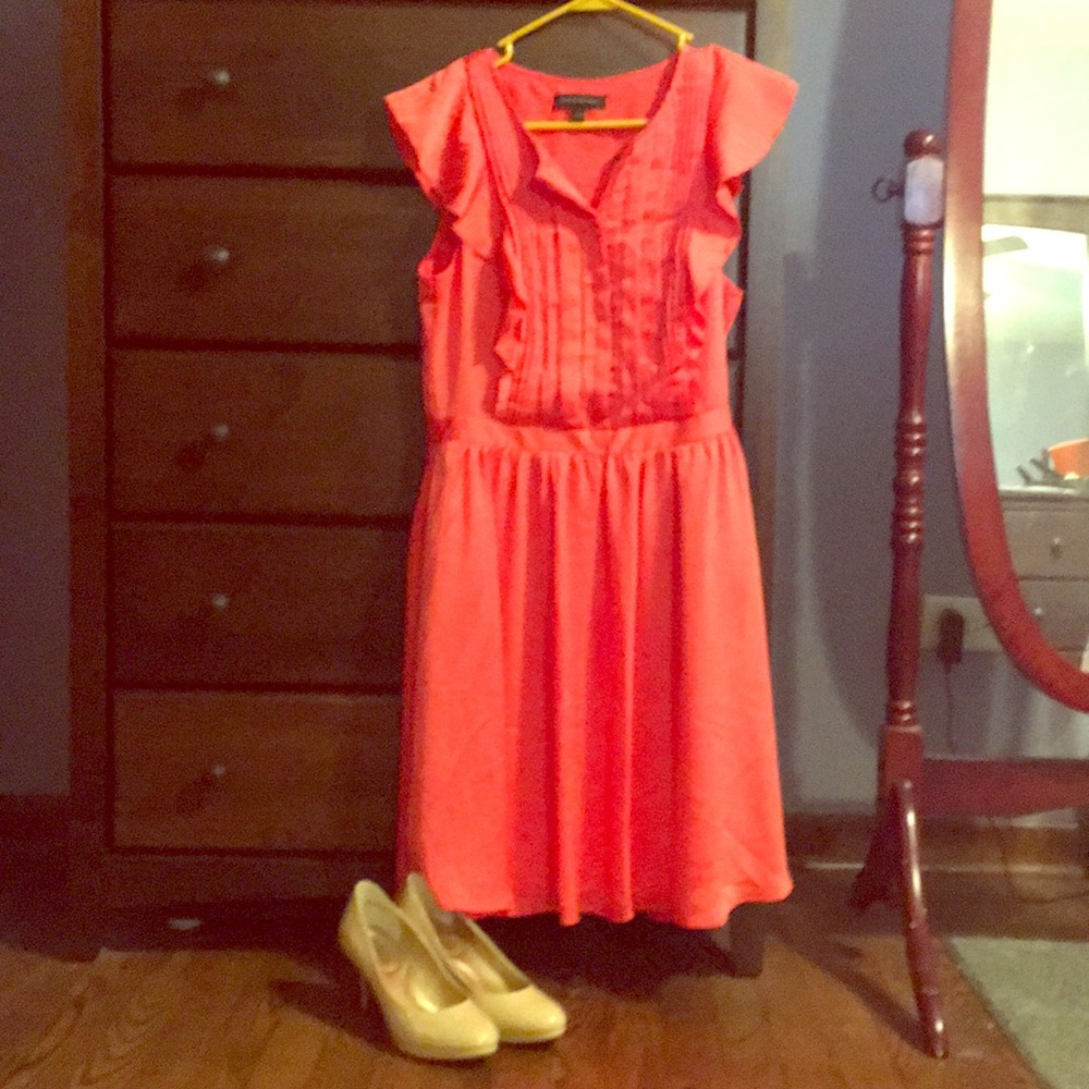 Coral banana republic dress size 4